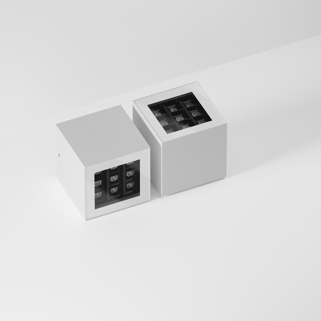 Накладной потолочный светильник MaxiEdge C SQ Dark Ghidini GH0706