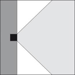 Встраиваемый настенный светильник Margin Wall 260x85 Ghidini GH6503